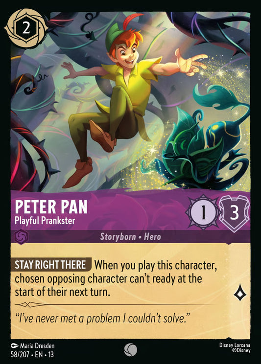 Peter Pan - Playful Prankster [58EN13] (Attack of the Vine)