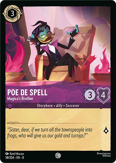 Poe De Spell — Magica's Brother [58EN8] (Reign of Jafar)
