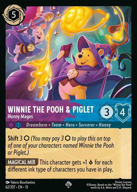 Winnie the Pooh & Piglet - Hunny Mages [62EN13] (Attack of the Vine)