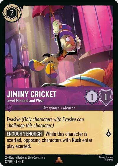 Jiminy Cricket — Level-Headed and Wise [62EN8] (Reign of Jafar)