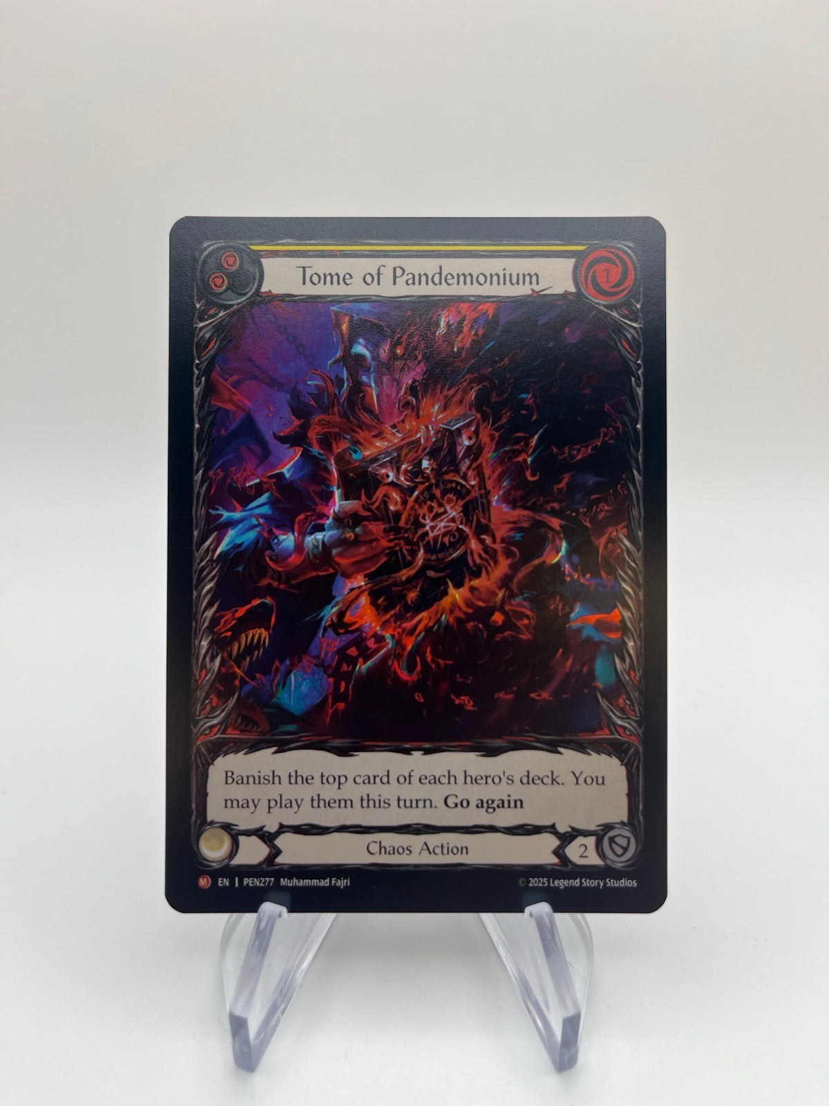 Tome Of Pandemonium (Yellow) (Extended Art) | Near Mint / English / Rainbow Foil