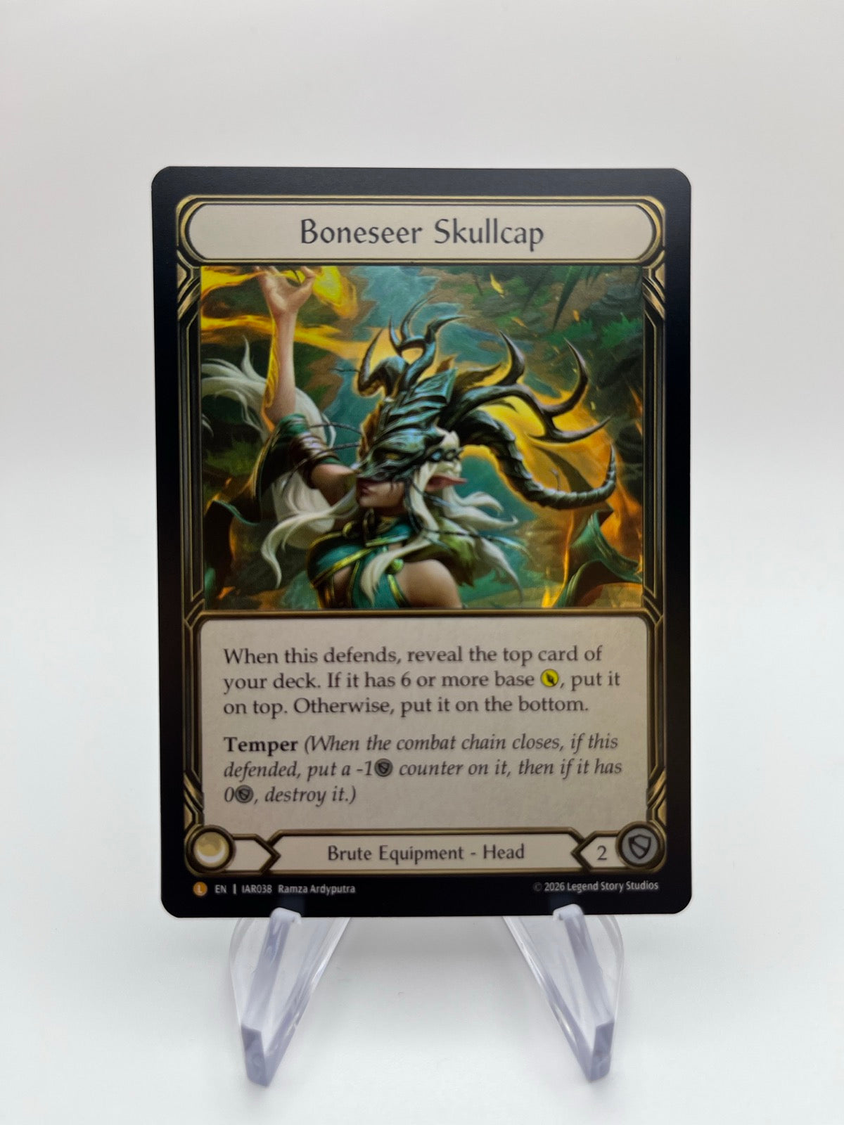 Boneseer Skullcap | Near Mint / English / Rainbow Foil