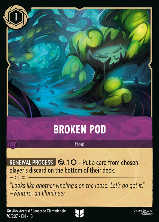 Broken Pod [70EN13] (Attack of the Vine)