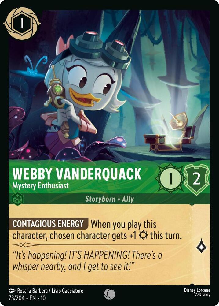 Webby Vanderquack - Mystery Enthusiast [73EN10] (Whispers In The Well)