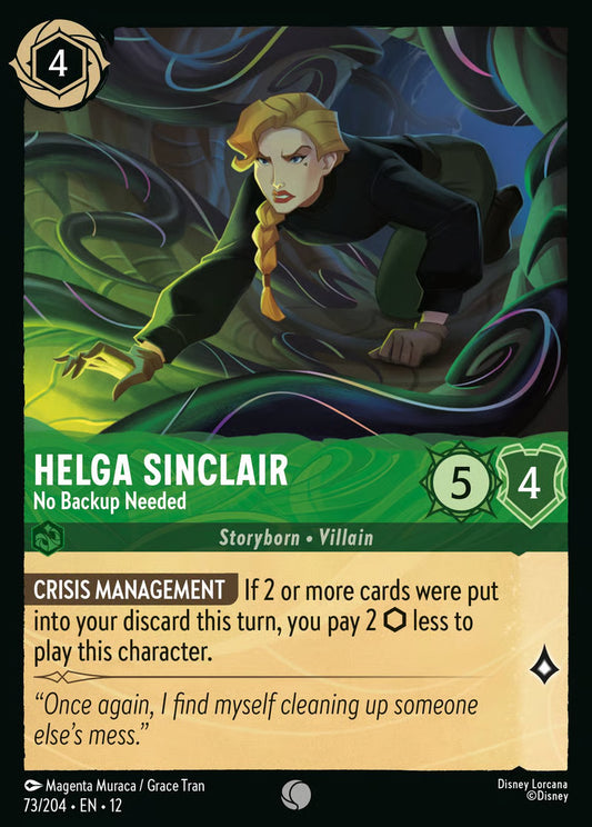 Helga Sinclair - No Backup Needed [73EN12] (Wilds Unknown)