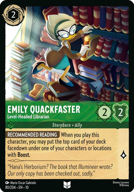Emily Quackfaster - Level-Headed Librarian [80EN10] (Whispers In The Well)