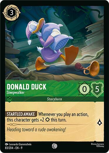 Donald Duck — Sleepwalker [83EN9] (Fabled)