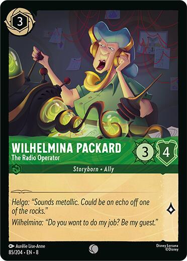 Wilhelmina Packard — The Radio Operator [85EN8] (Reign of Jafar)