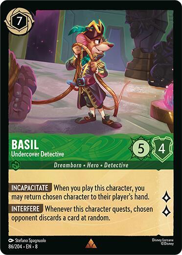 Basil - Undercover Detective [86EN8] (Reign of Jafar)