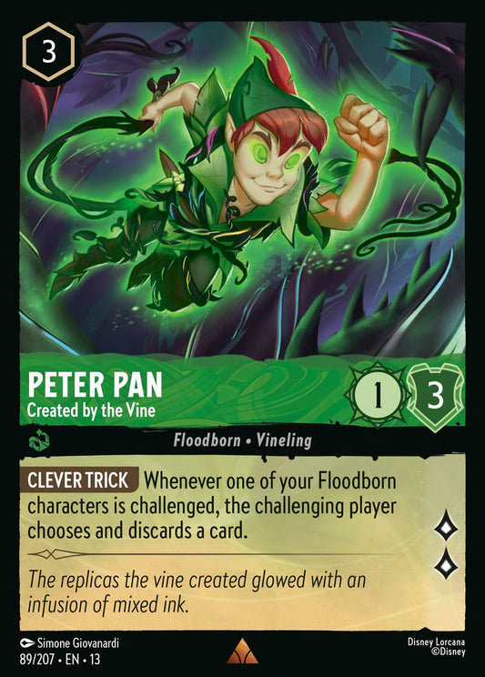 Peter Pan - Created by the Vine [89EN13] (Attack of the Vine)