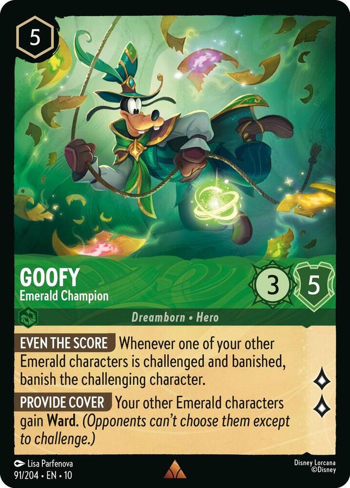 Goofy - Emerald Champion [91EN10] (Whispers In The Well)