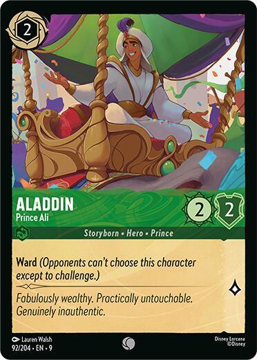 Aladdin — Prince Ali [92EN9] (Fabled)