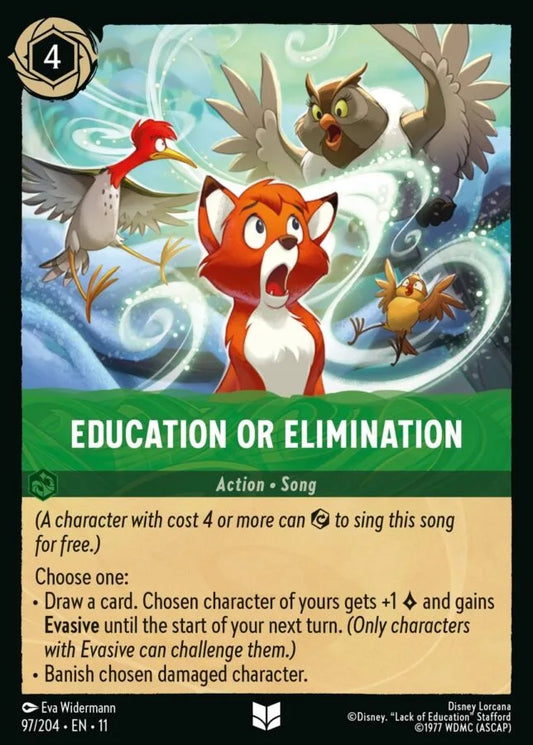 Education or Elimination [97EN11] Winterspell