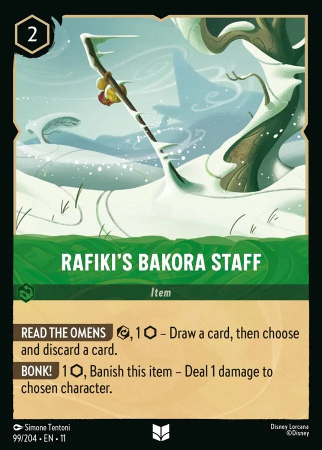 Rafiki’s Bakora Staff [99EN11] Winterspell