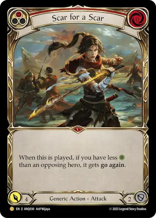 Scar For A Scar (Red) [ANQ030] (Compendium of Rathe - Antiquity Pack)