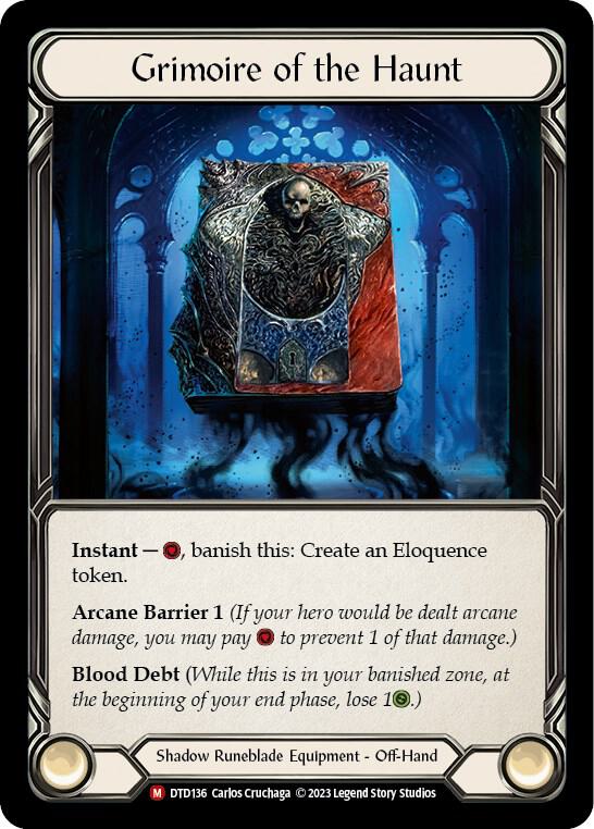 Grimoire of the Haunt [DTD136] (Dusk till Dawn) Cold Foil