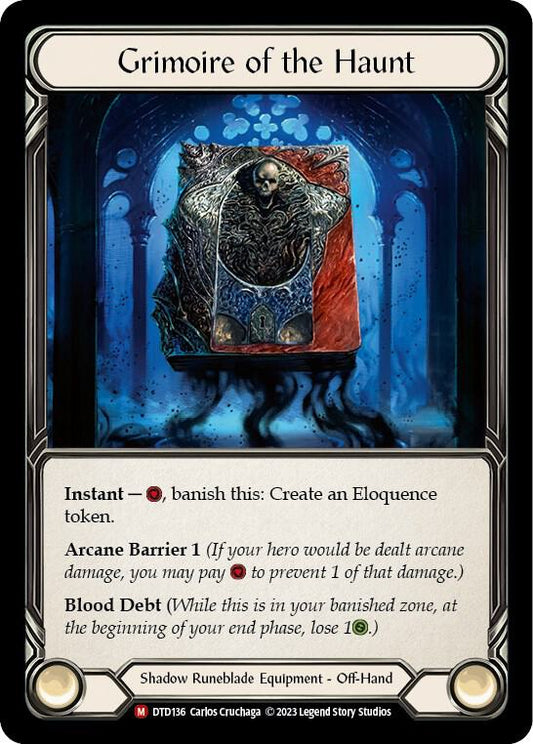 Grimoire of the Haunt [DTD136] (Dusk till Dawn) Cold Foil