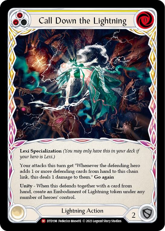Call Down the Lightning [DTD198] (Dusk till Dawn) Rainbow Foil