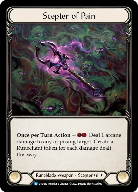 Scepter of Pain [DTD210] (Dusk till Dawn) Cold Foil