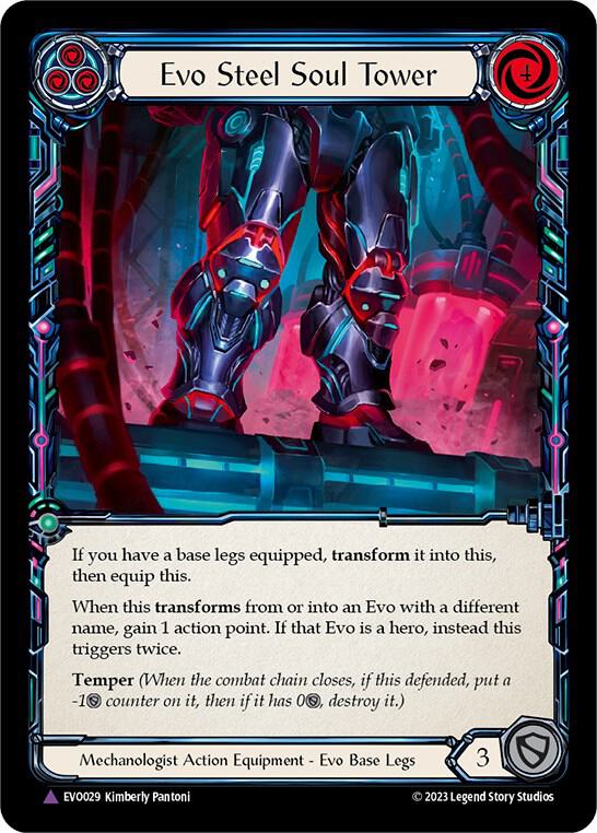 Evo Steel Soul Tower (Marvel) [EVO029] (Bright Lights) Cold Foil