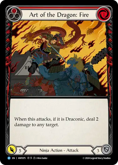 Art of the Dragon: Fire [HNT075] (The Hunted)