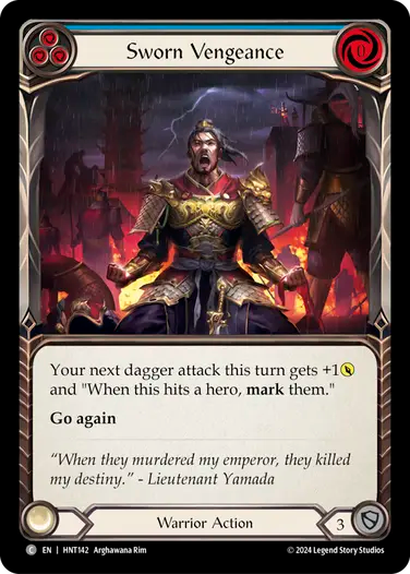 Sworn Vengeance (Blue) [HNT142] (The Hunted)
