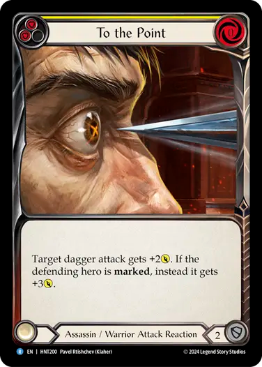 To the Point (Yellow) [HNT200] (The Hunted)