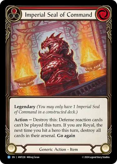 Imperial Seal of Command [HNT228] (The Hunted)