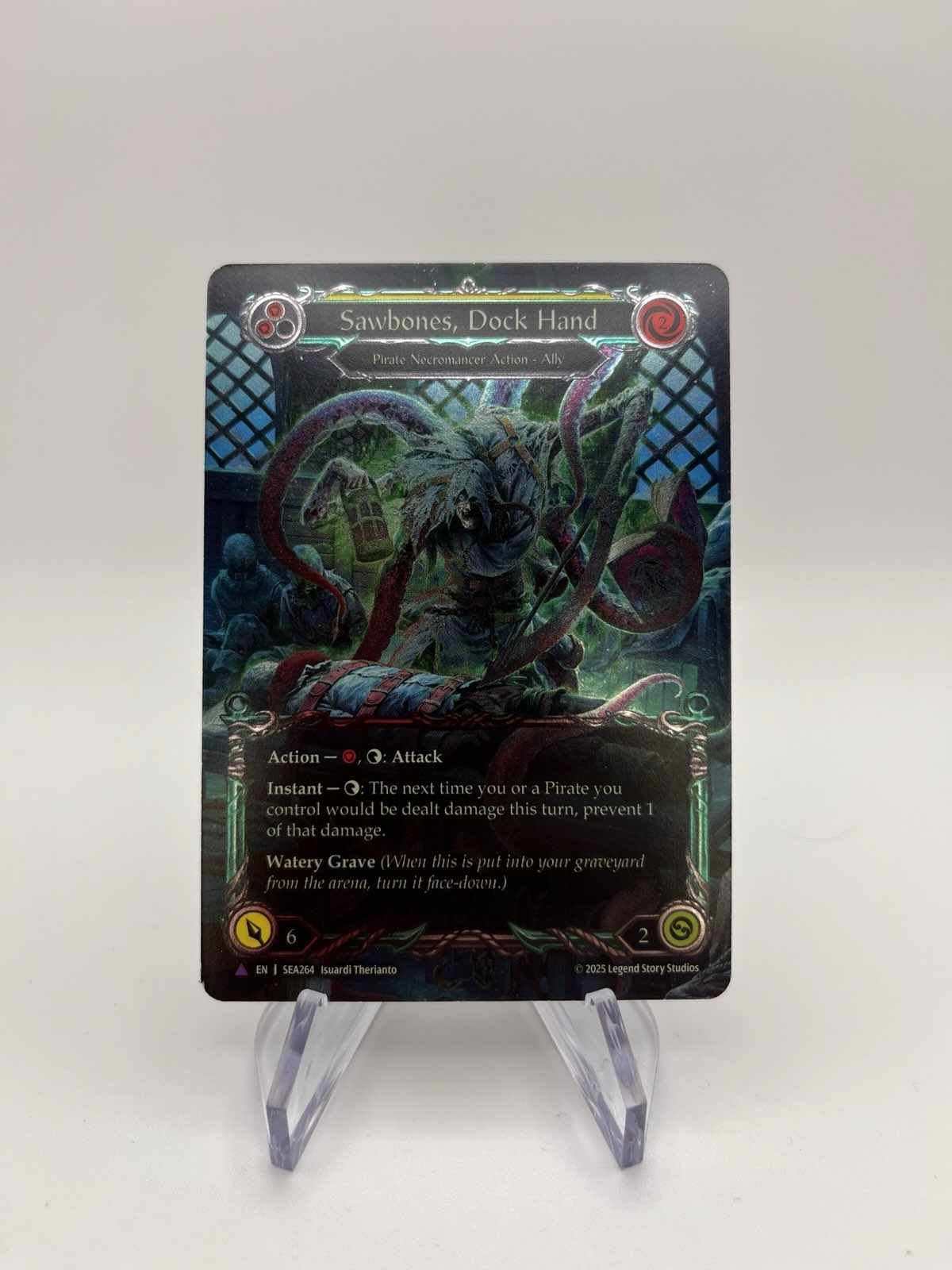 Sawbones, Dock Hand (Marvel) [SEA264] (High Seas) Cold Foil