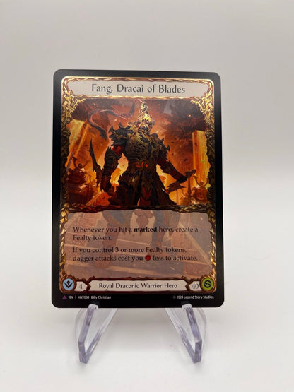 Fang, Dracai of Blades (Marvel) [HNT098] (The Hunted) Cold Foil