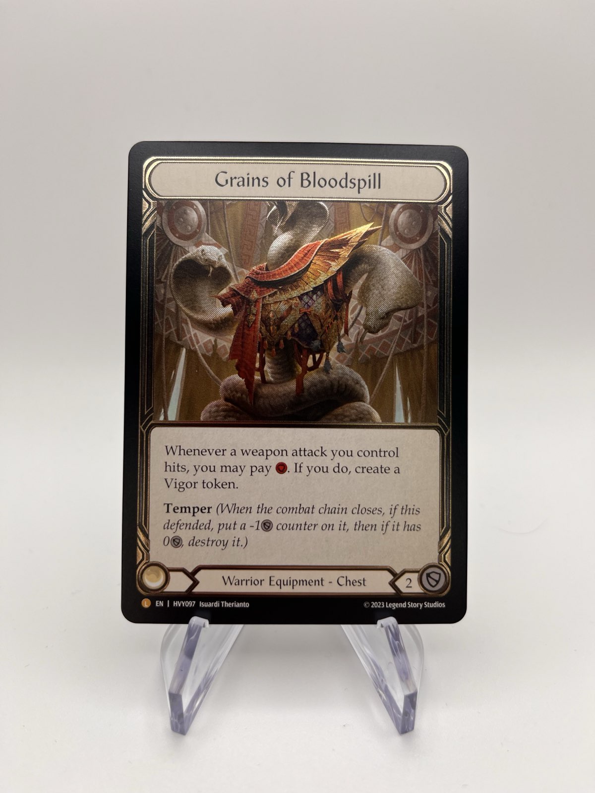 Grains of Bloodspill [HVY097] (Heavy Hitters) Cold Foil