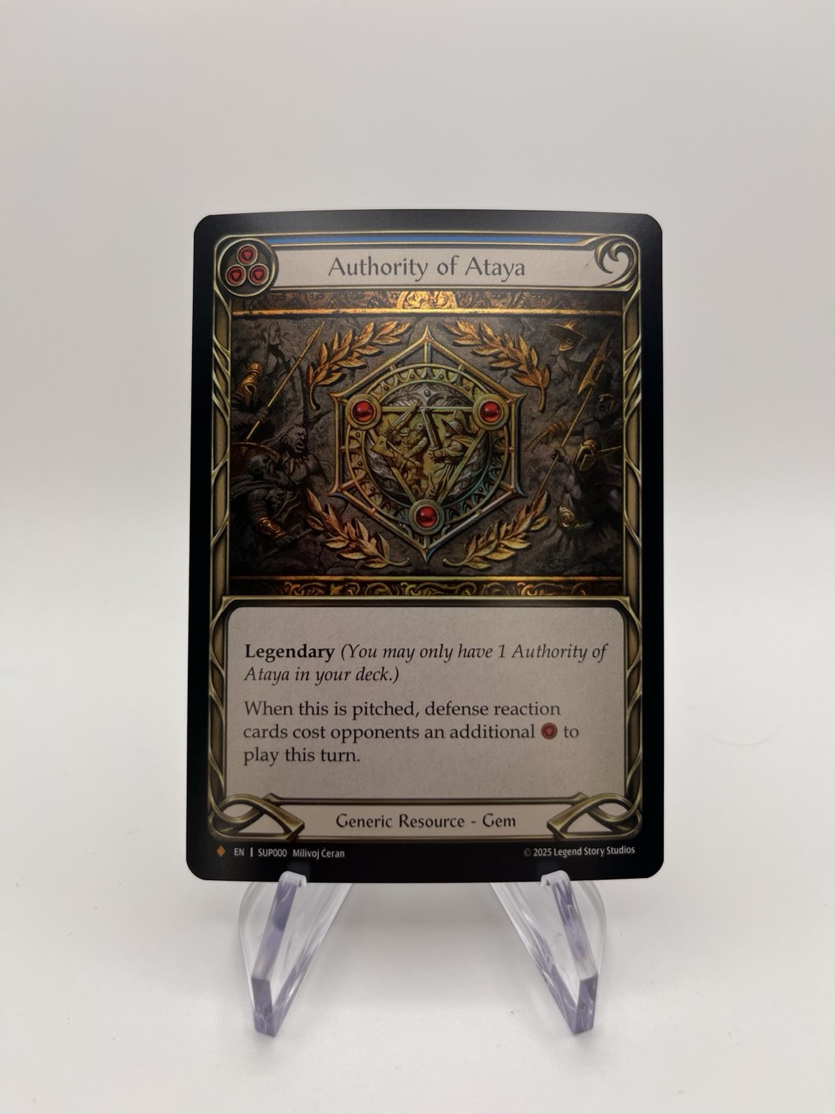 Authority of Ataya [SUP000] (Super Slam) Rainbow Foil