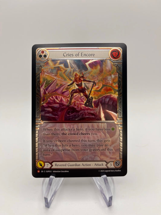 Cries of Encore [SUP012] (Super Slam) Cold Foil