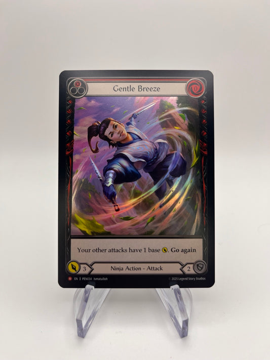 Gentle Breeze (Full Art) [PEN034] (Compendium of Rathe) Rainbow Foil