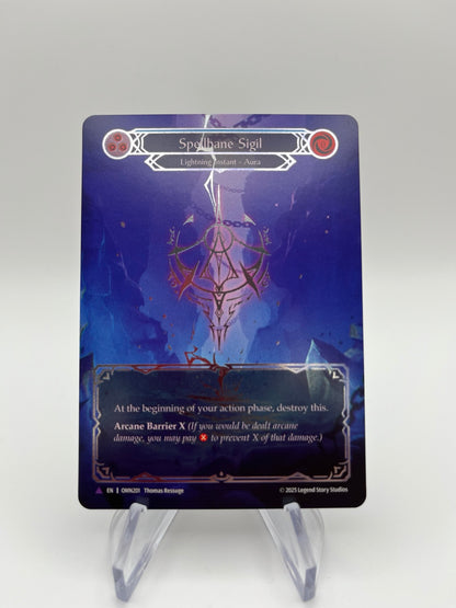 Spellbane Sigil (Blue) (Marvel) [OMN201] (Omens of the Third Age) Cold Foil