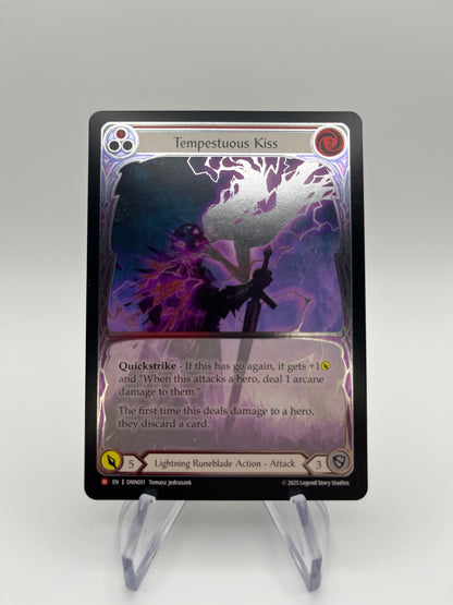 Tempestuous Kiss (Extended Art) [OMN051] (Omens of the Third Age) Cold Foil
