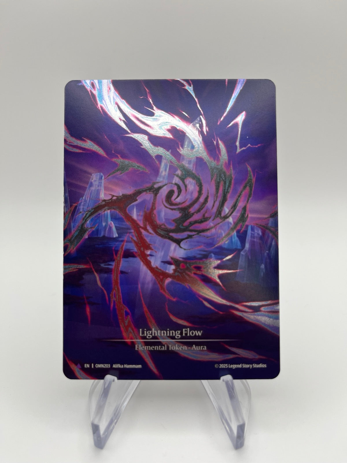Lightning Flow (C) [OMN203] (Omens of the Third Age) LP Cold Foil