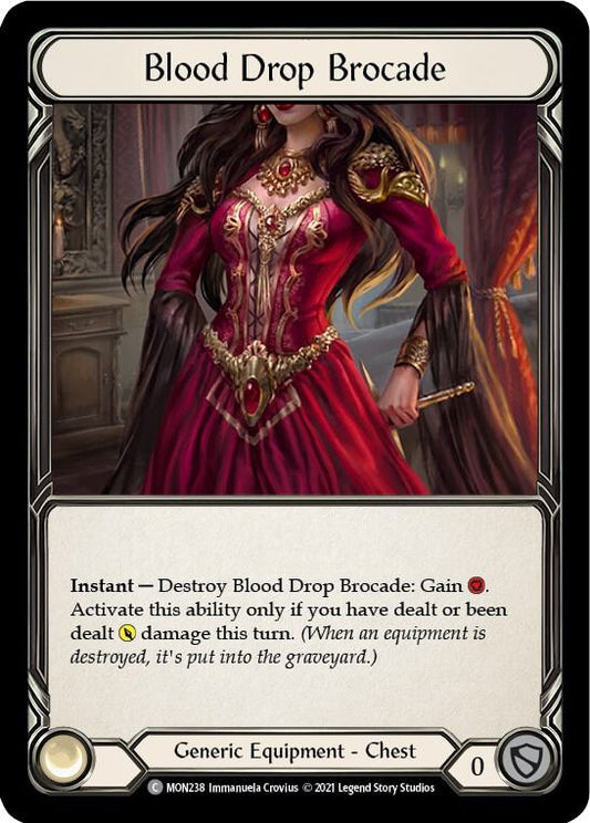Blood Drop Brocade [MON238] (Monarch) Cold Foil