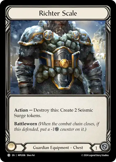 Richter Scale [MPG006] (Mastery Pack Guardian)