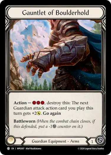 Gauntlet of Boulderhold [MPG007] (Mastery Pack Guardian)