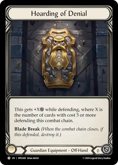 Hoarding of Denial [MPG009] (Mastery Pack Guardian)