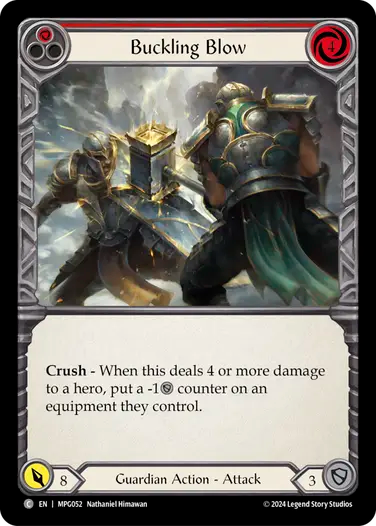 Bucking Blow (Red) [MPG052] (Mastery Pack Guardian)