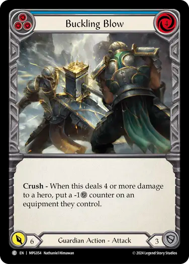 Bucking Blow (Blue) [MPG054] (Mastery Pack Guardian)