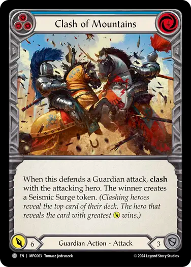 Clash of Mountains (Blue) [MPG063] (Mastery Pack Guardian)