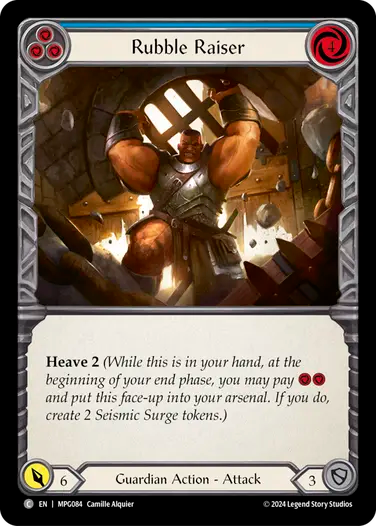Rubble Raiser (Blue) [MPG084] (Mastery Pack Guardian)