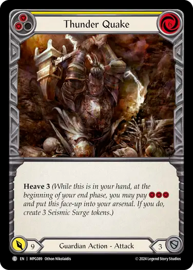 Thunder Quake (Yellow) [MPG089] (Mastery Pack Guardian)