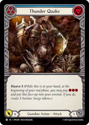Thunder Quake (Blue) [MPG090] (Mastery Pack Guardian)