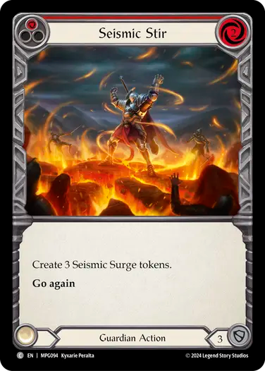 Seismic Stir (Red) [MPG094] (Mastery Pack Guardian)