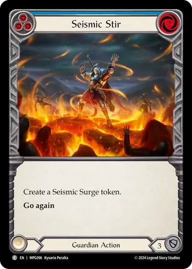 Seismic Stir (Blue) [MPG096] (Mastery Pack Guardian)
