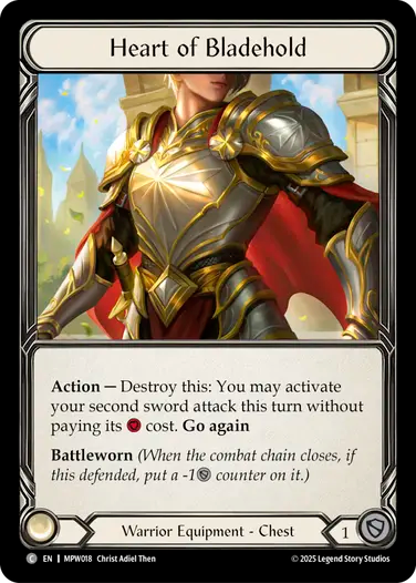 Heart of Bladehold [MPW018] (Mastery Pack Warrior) Cold Foil